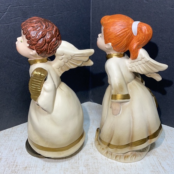 Vintage Kissing Angel Spining Music Box!  made in japan - Picture 5 of 10